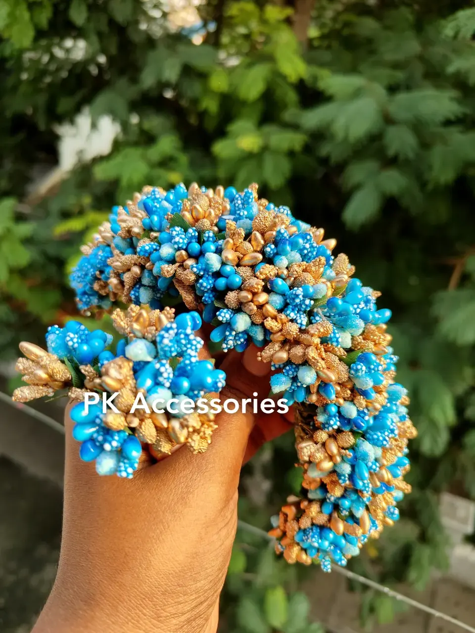 Skyblue×gold pollen veni
